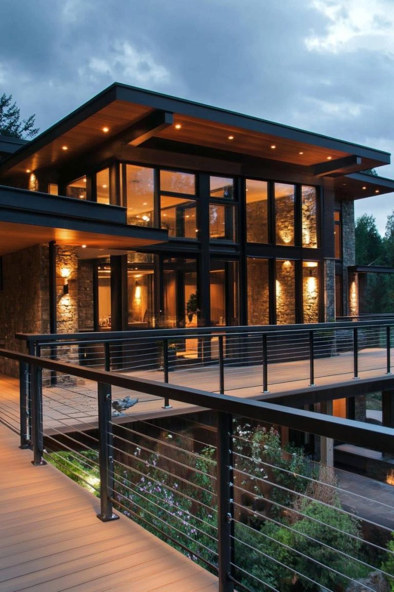 40 Stylish Modern Houses with Wrap Around Porch