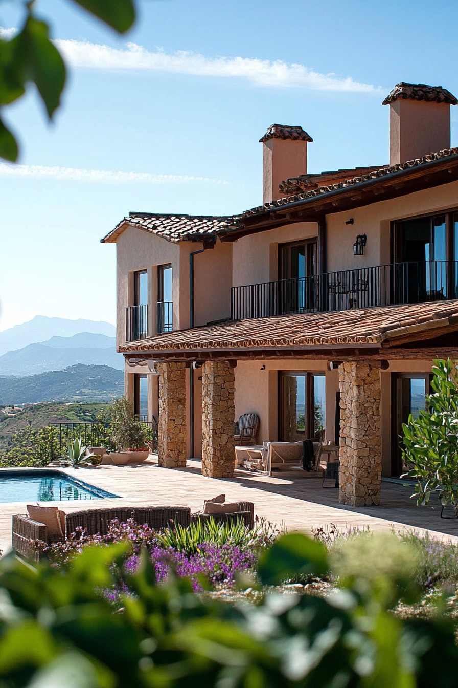 spanish vila rustic hillside 4