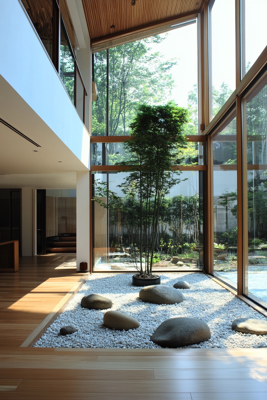 atrium zen rocks 2