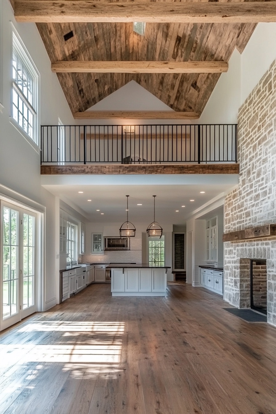 high ceiling indoor balcony 2