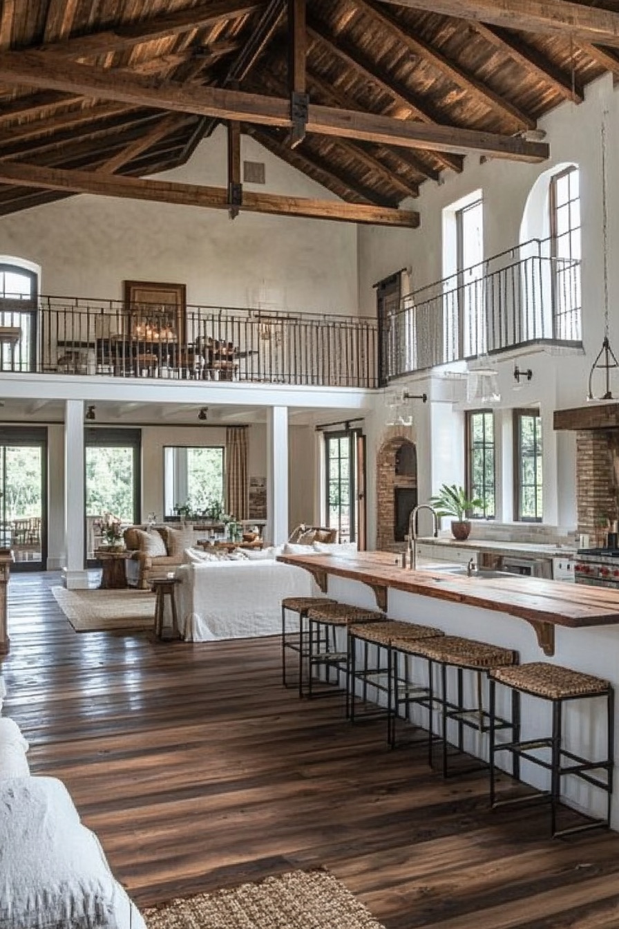 high ceiling indoor balcony 3