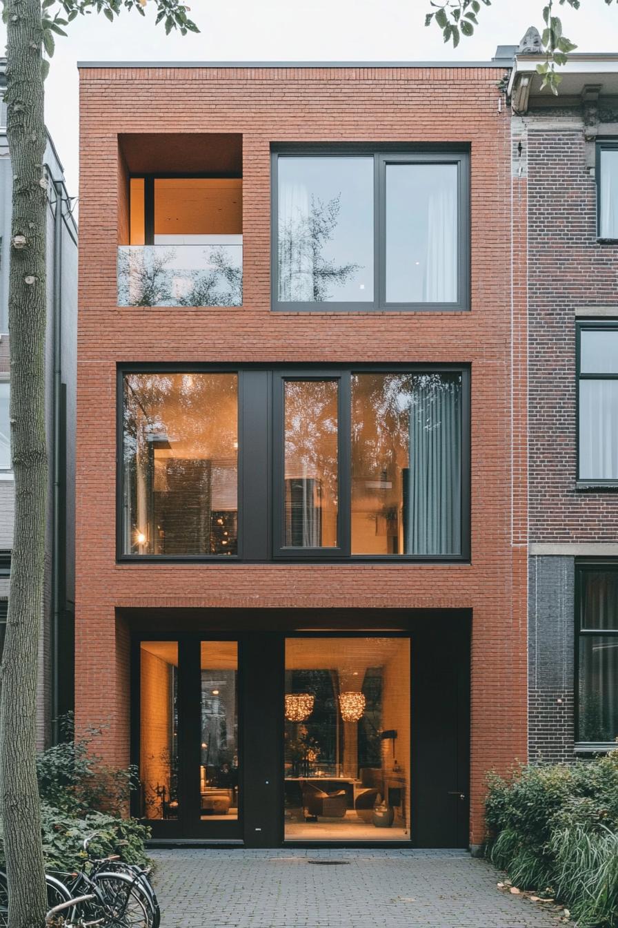 modern luxury Dutch canal house