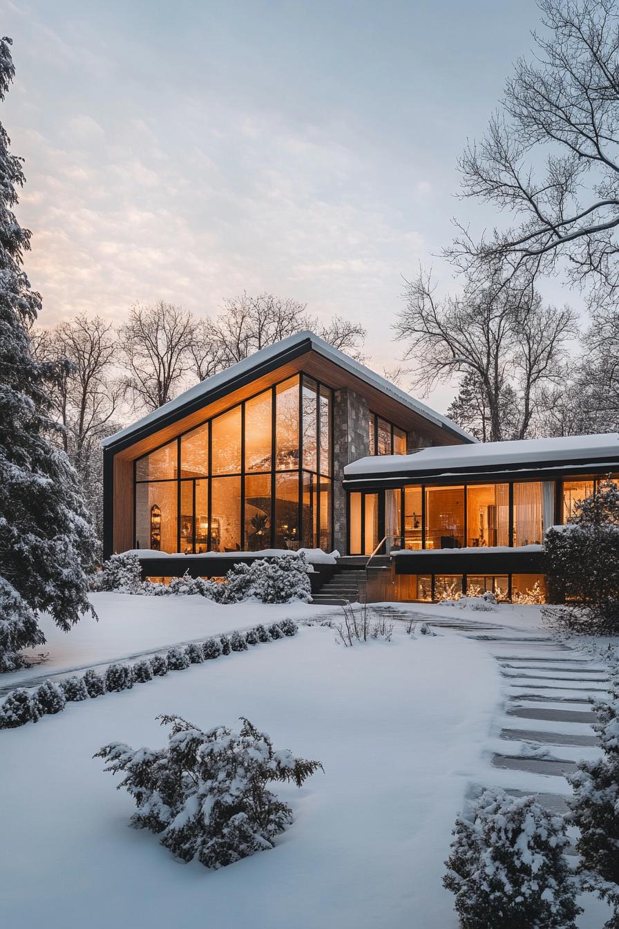 modern winter wanderland estate 2