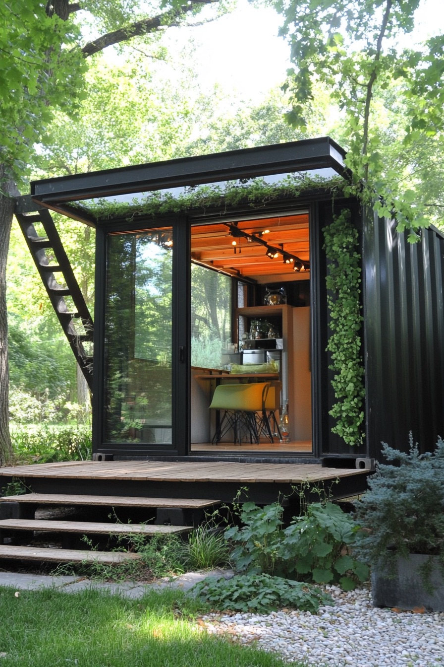 shipping container cabin eco friendly 2