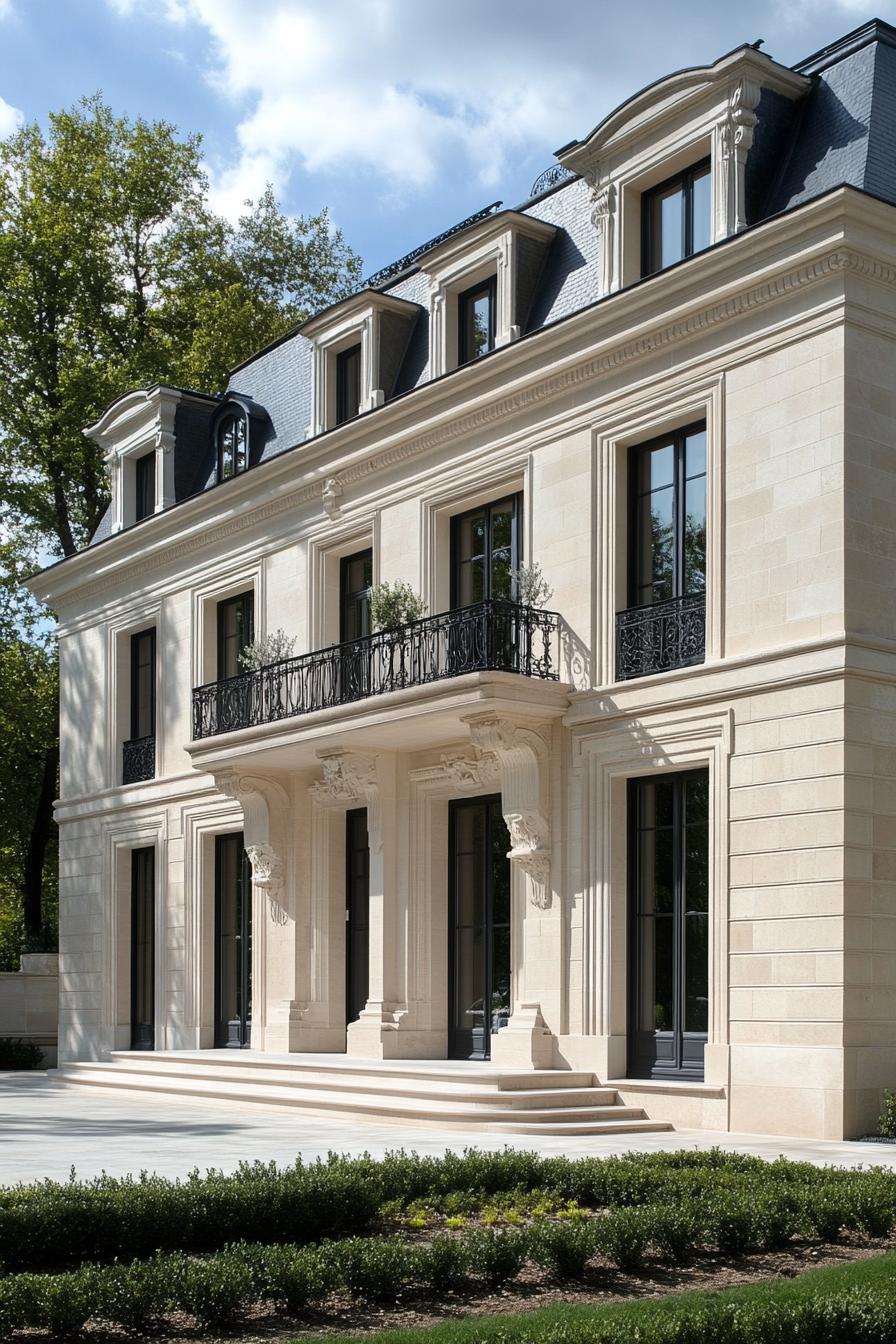 modern French chateau 1