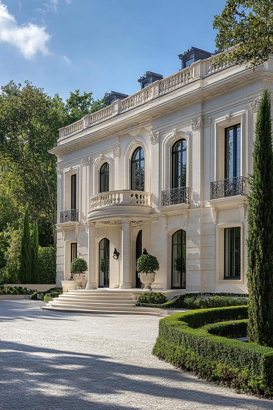 modern French chateau 3