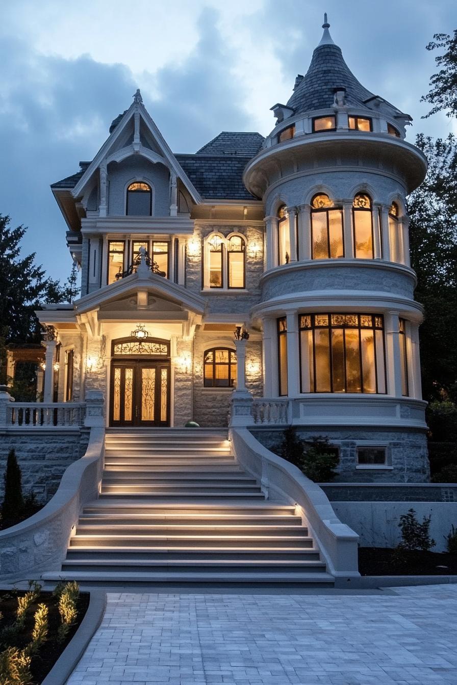 modern Victorian style mansion luxury house 1