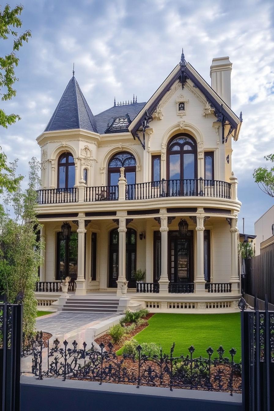 modern Victorian style mansion luxury house 2