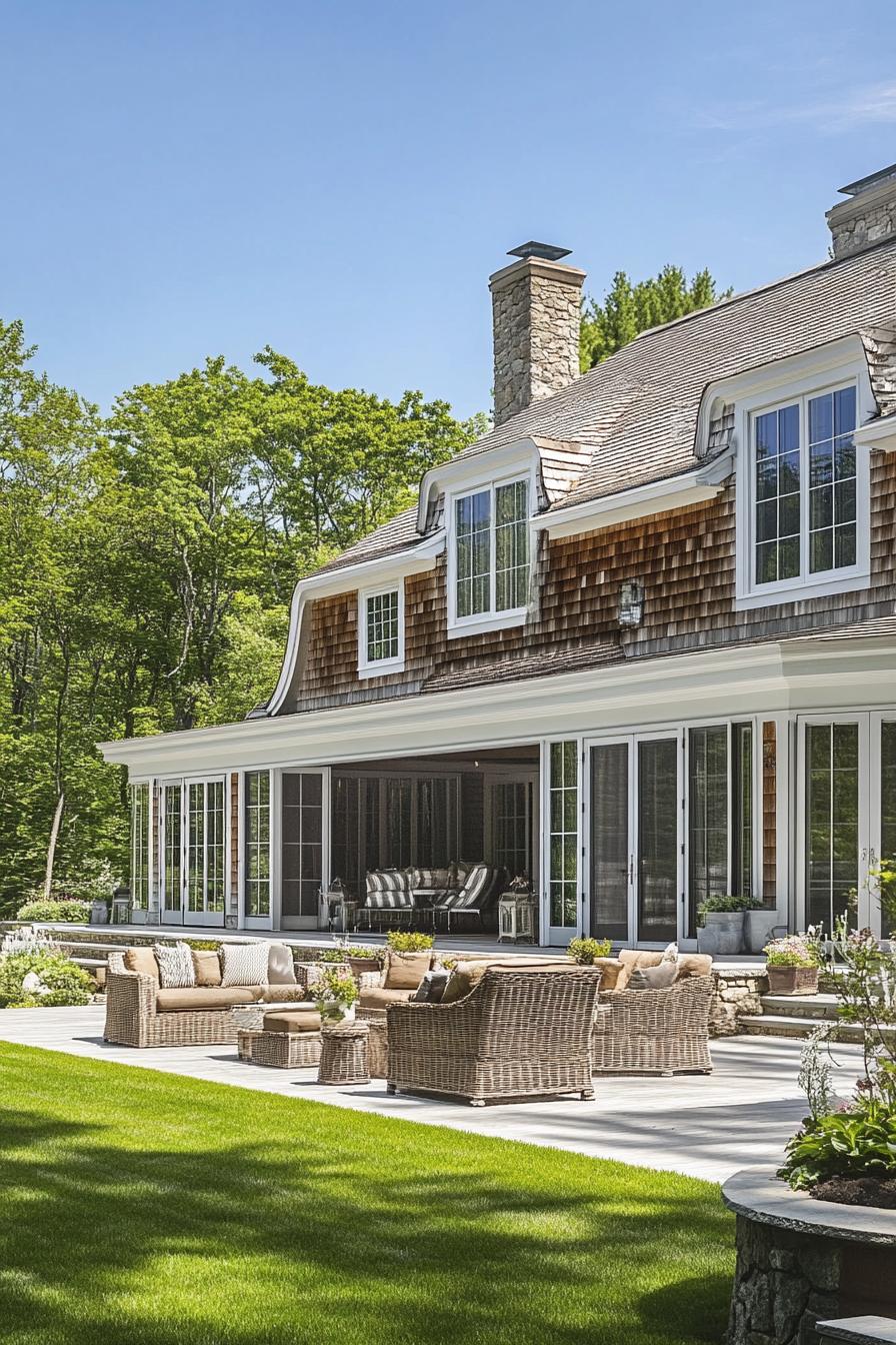 modern colonial shingle style cape cod house 2