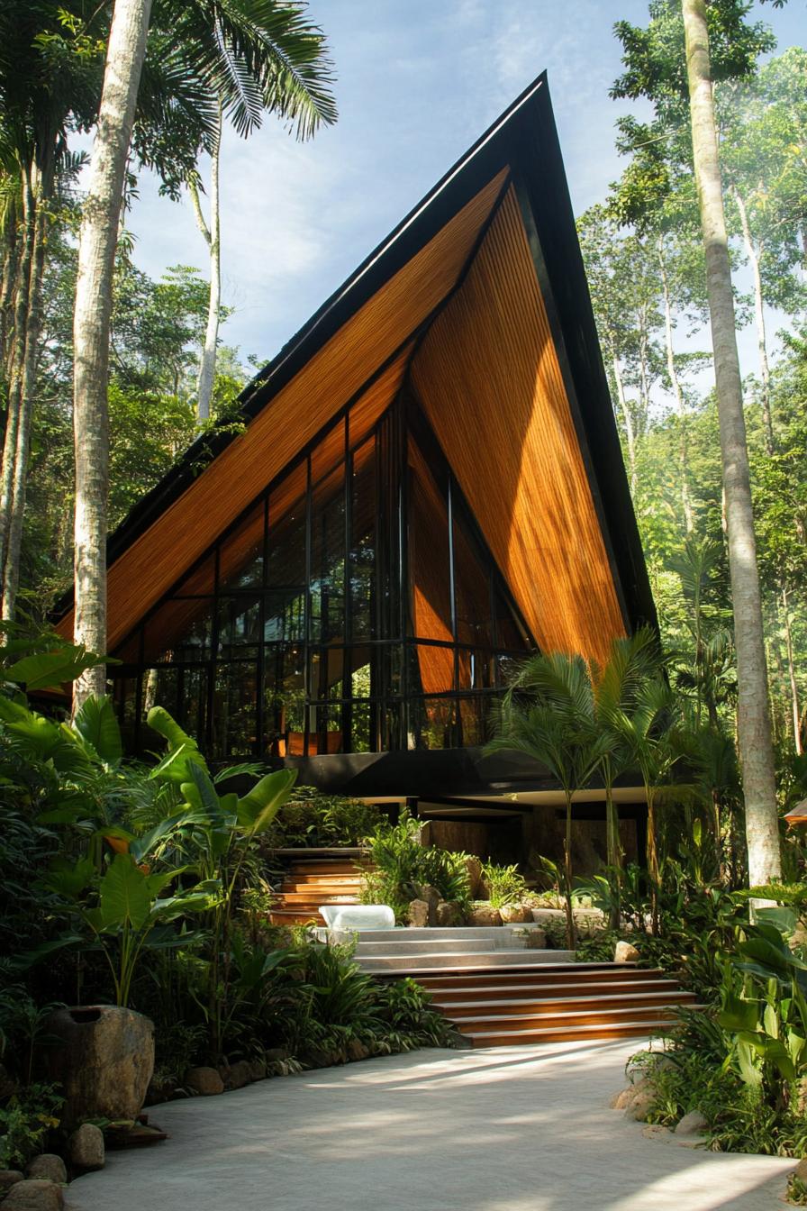 sustainable luxury villa in lush tropical jungle 3