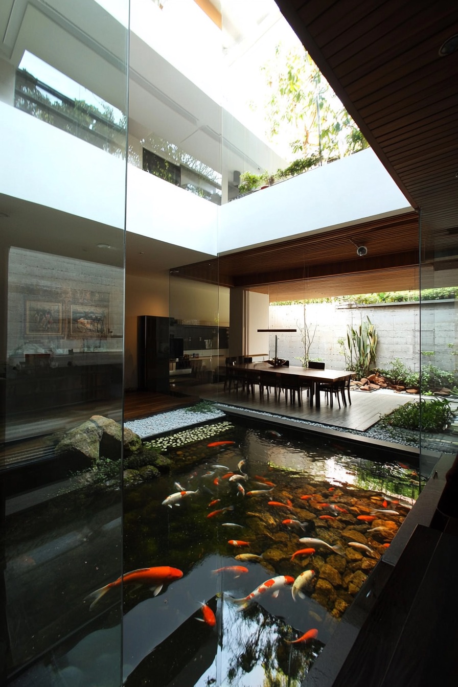 atrium koi pond 1