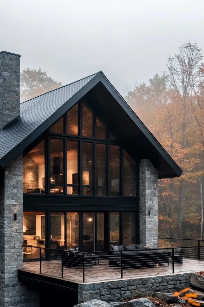 40 Most Brilliant Dark Barndominium Houses