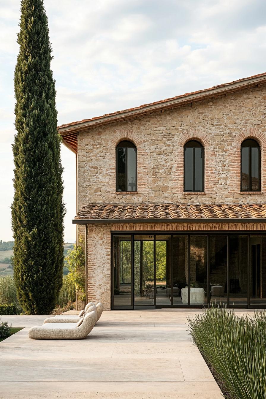 modern farmhouse in Tuscany 2