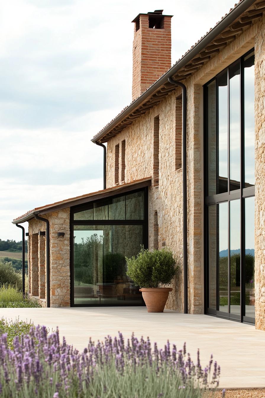 modern farmhouse in Tuscany 3