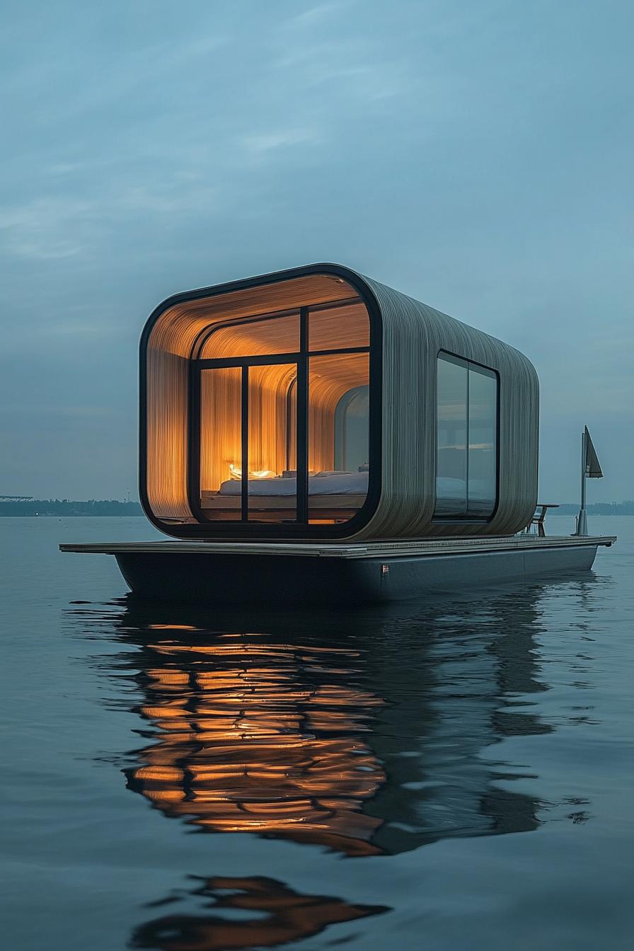 modern floating sea cabin 2