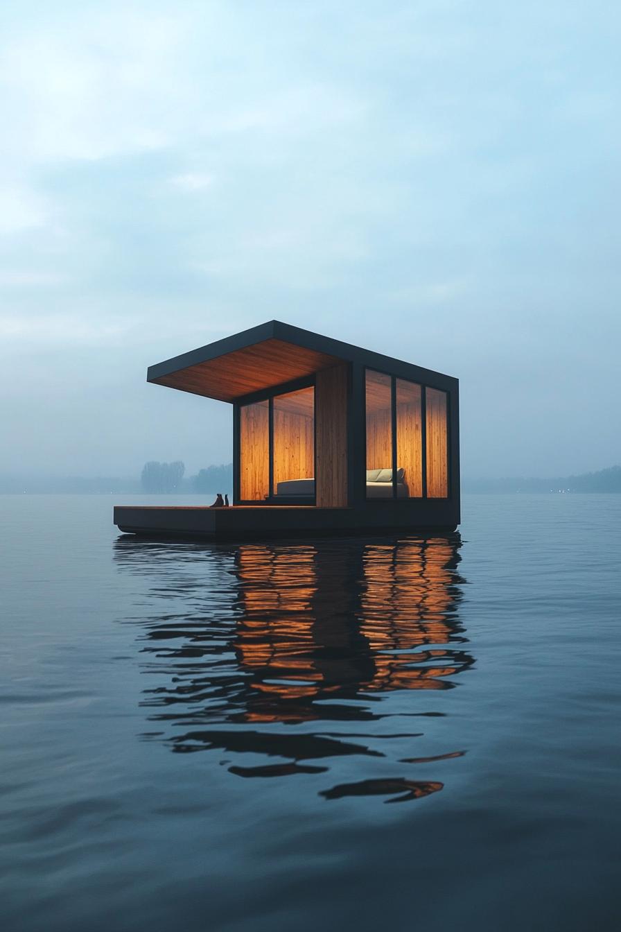 modern floating sea cabin 3