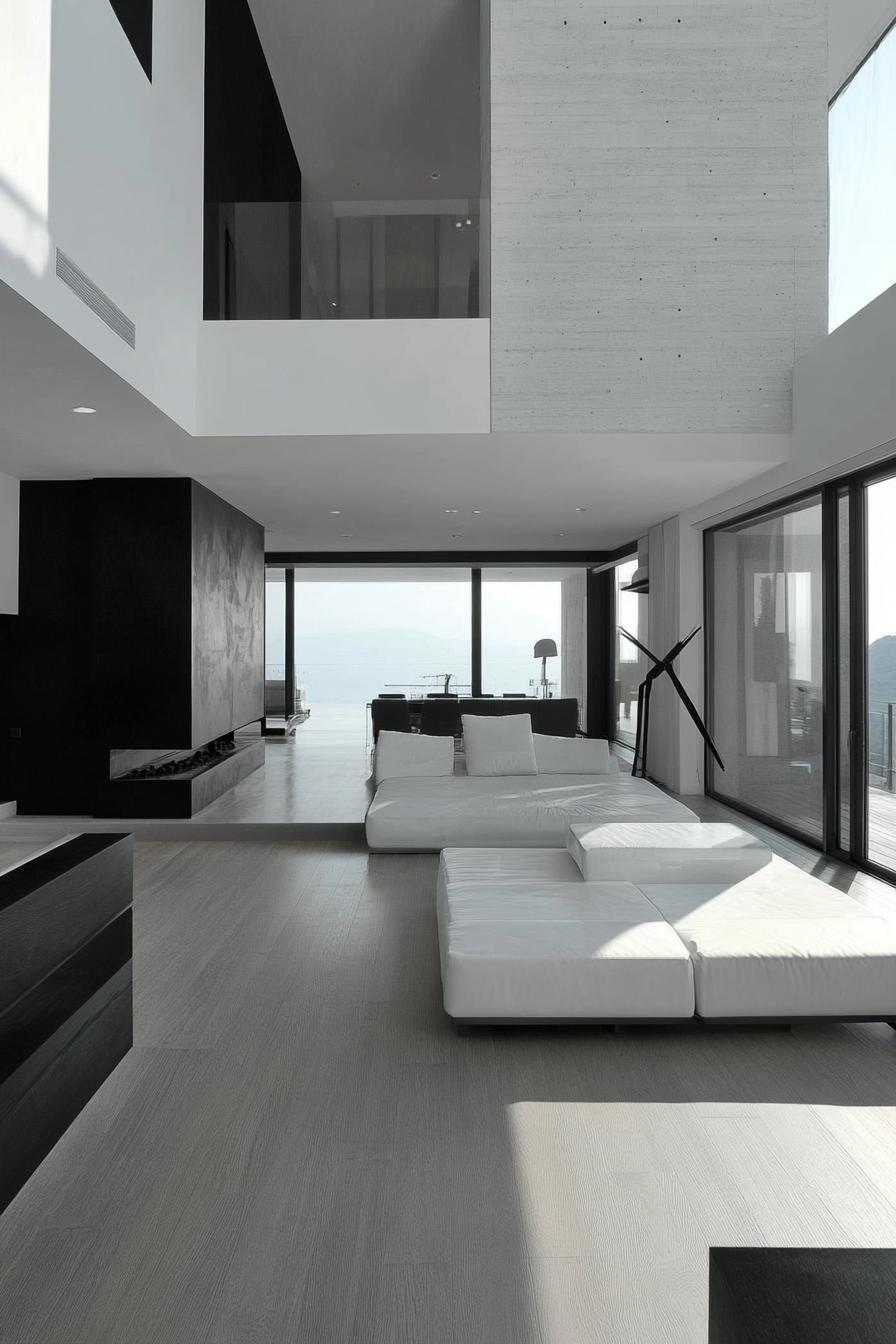 modern minimalist home interior with sleek modern furniture 1