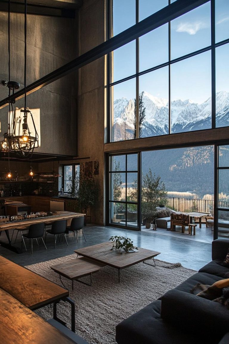 Image showcasing 39 Beautiful Minimalist Industrial House Designs
