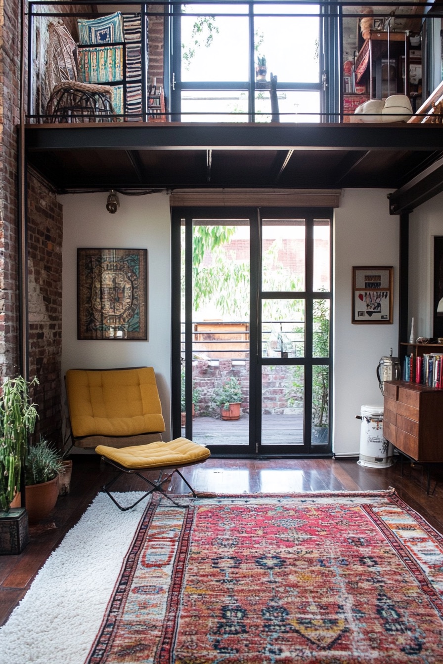 high ceiling reading nook 3