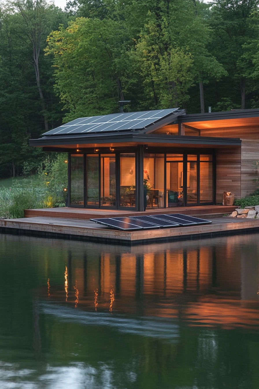 lakeside house solar dock 3