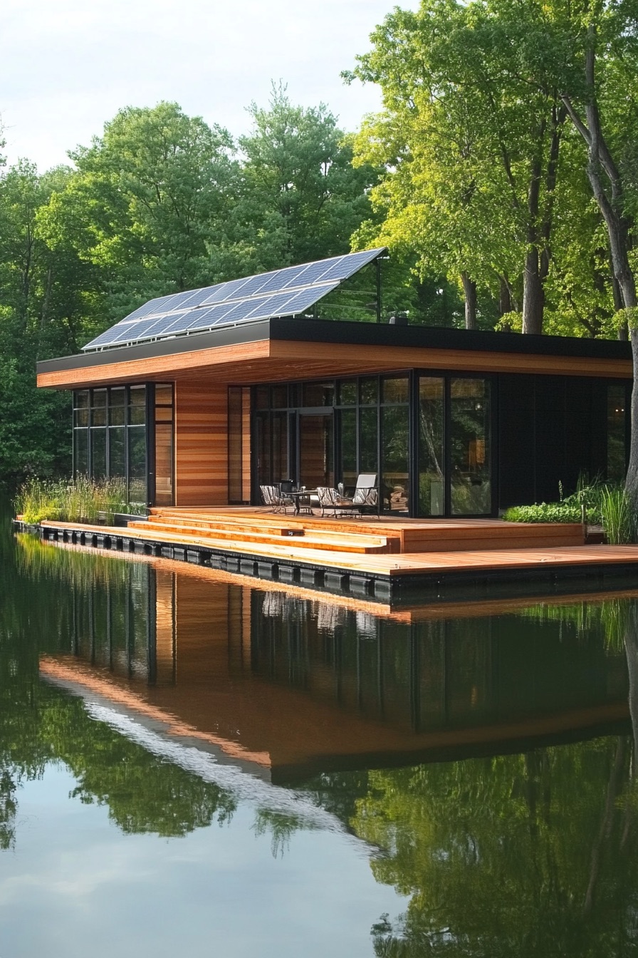 lakeside house solar dock 4