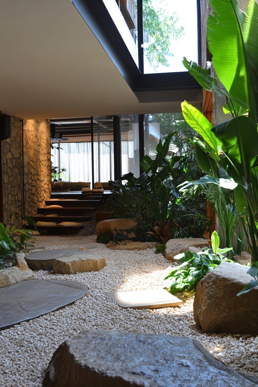 modern house atrium garden 2