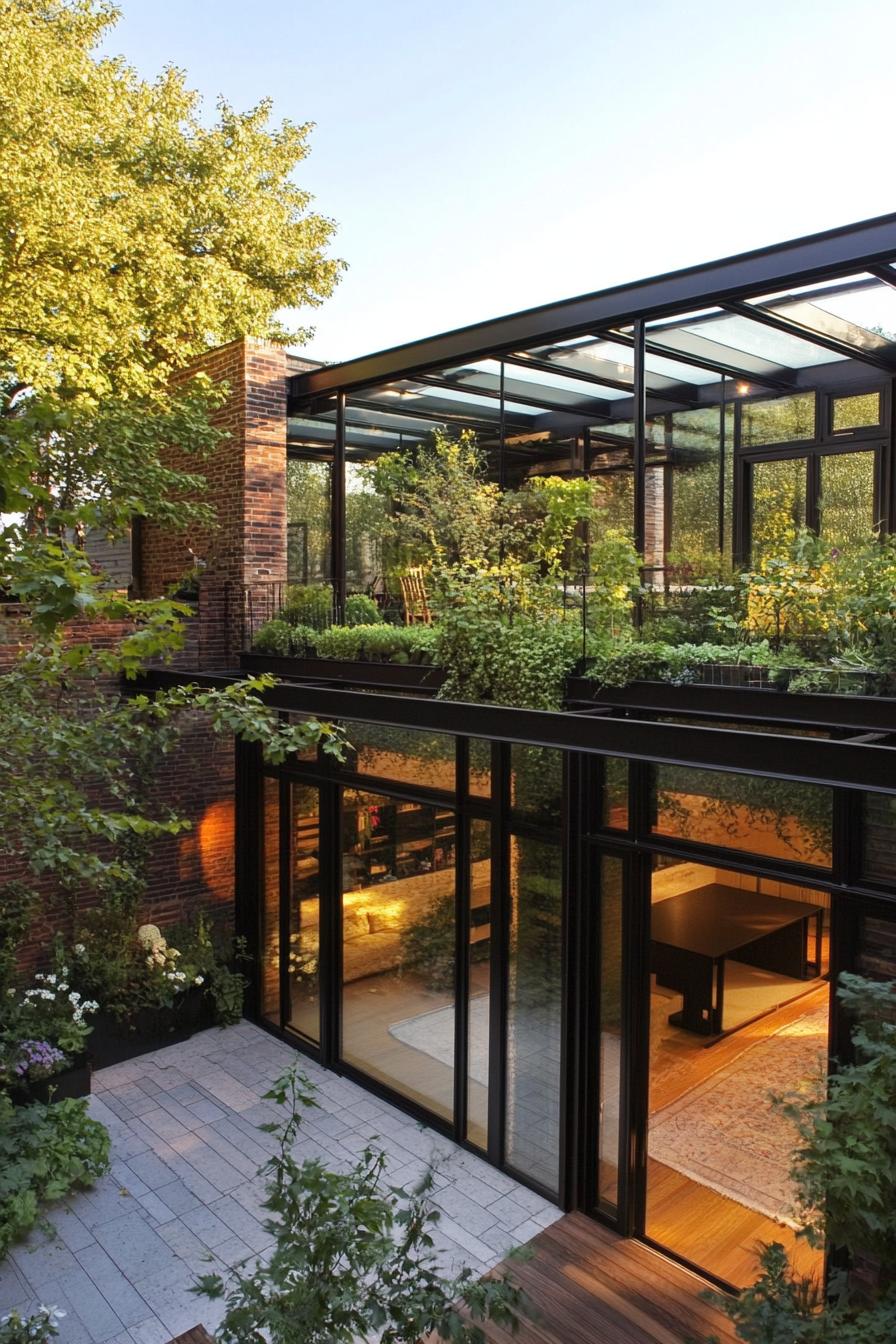 modern rooftop greenhouse 3