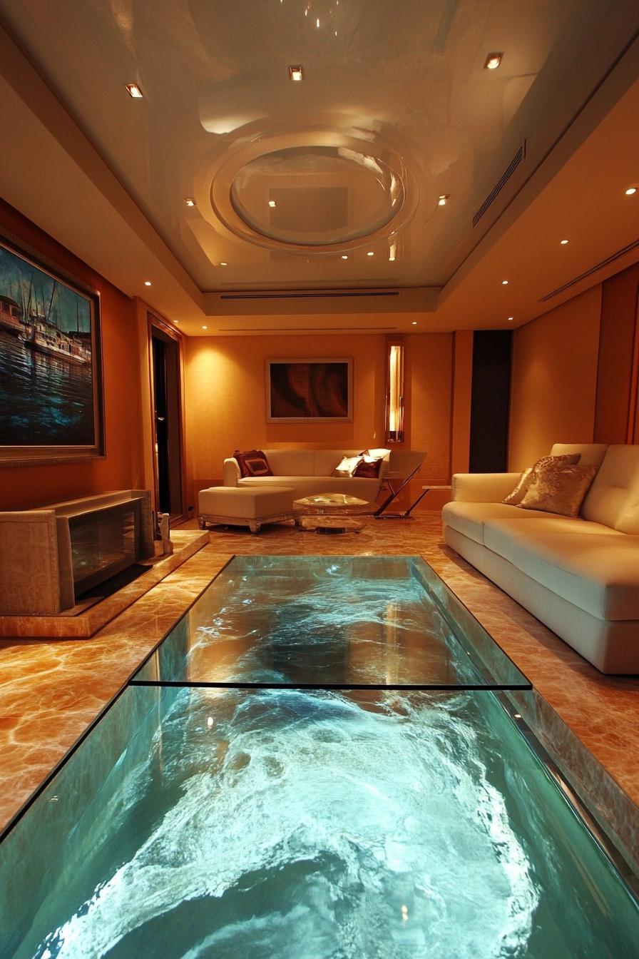 floating luxury villa interior with glass floors 1