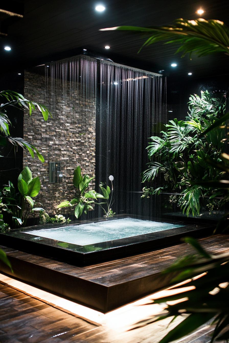 modern luxury spa style bathroom