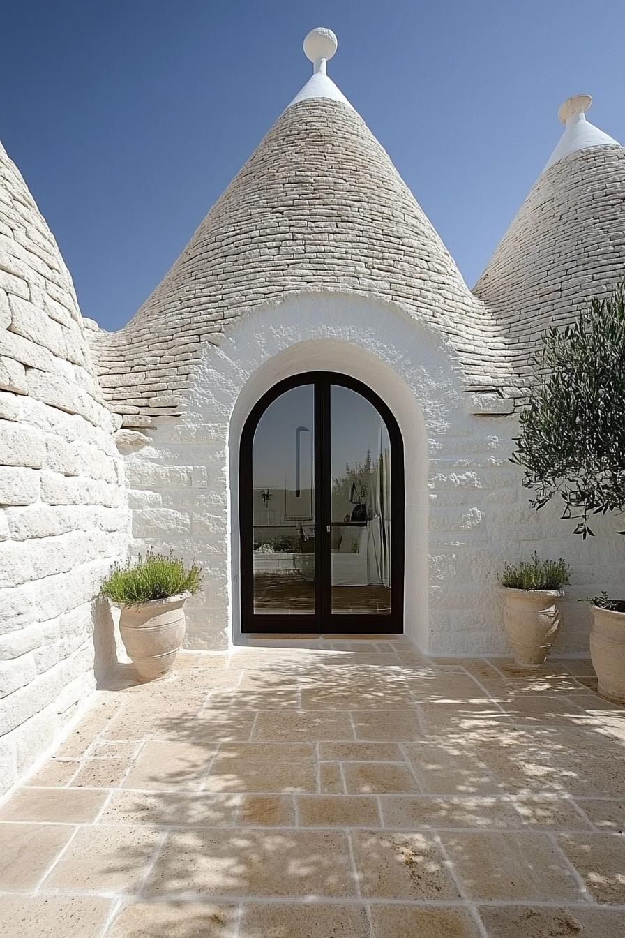 modern trulli style house in Alberobello 1