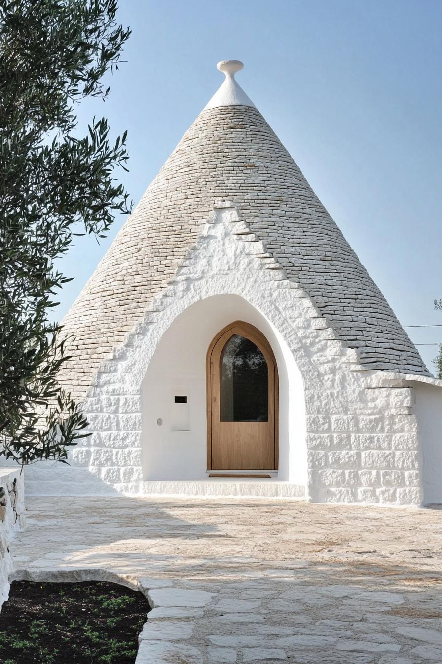 modern trulli style house in Alberobello