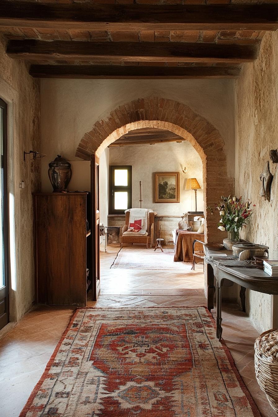 Tuscan modern interior with old world charm 1