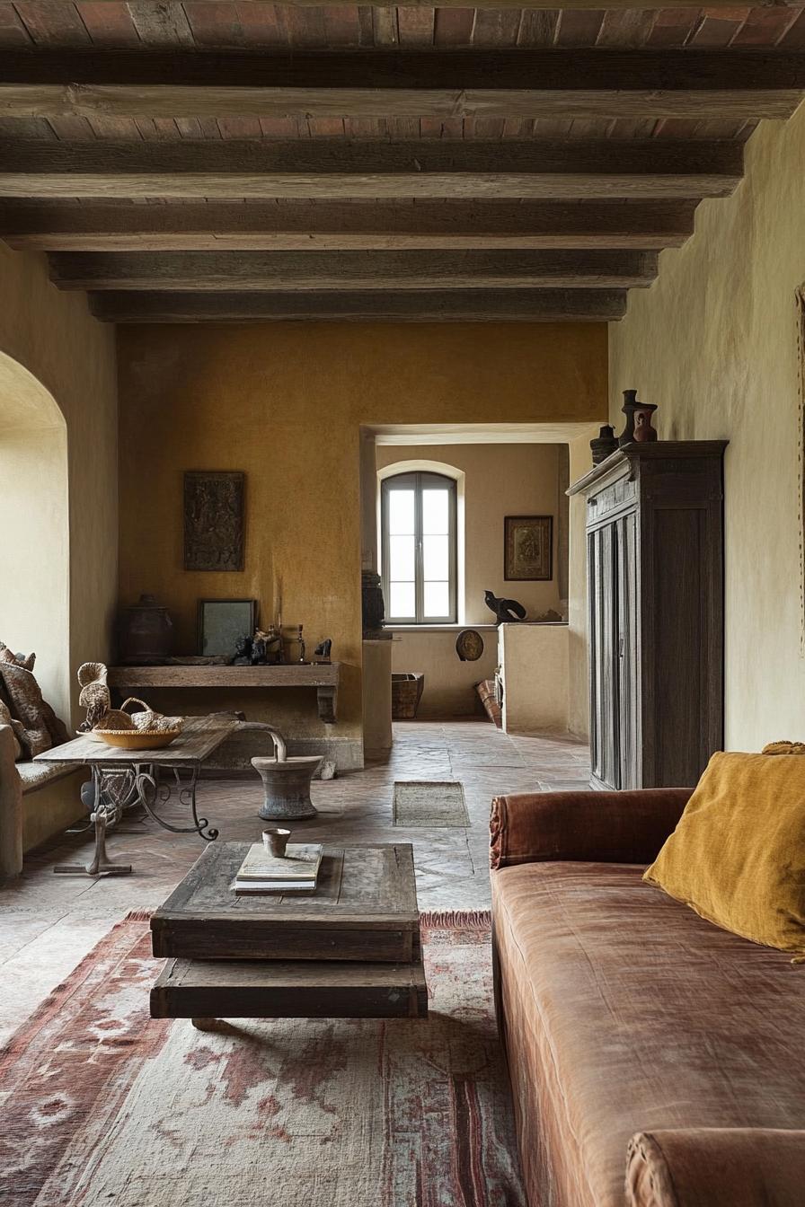 Tuscan modern interior with old world charm 2