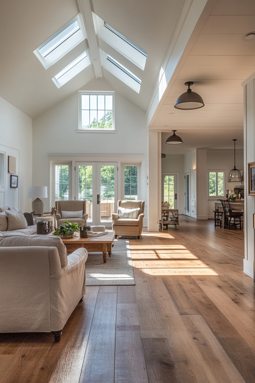 high ceiling skylights 1