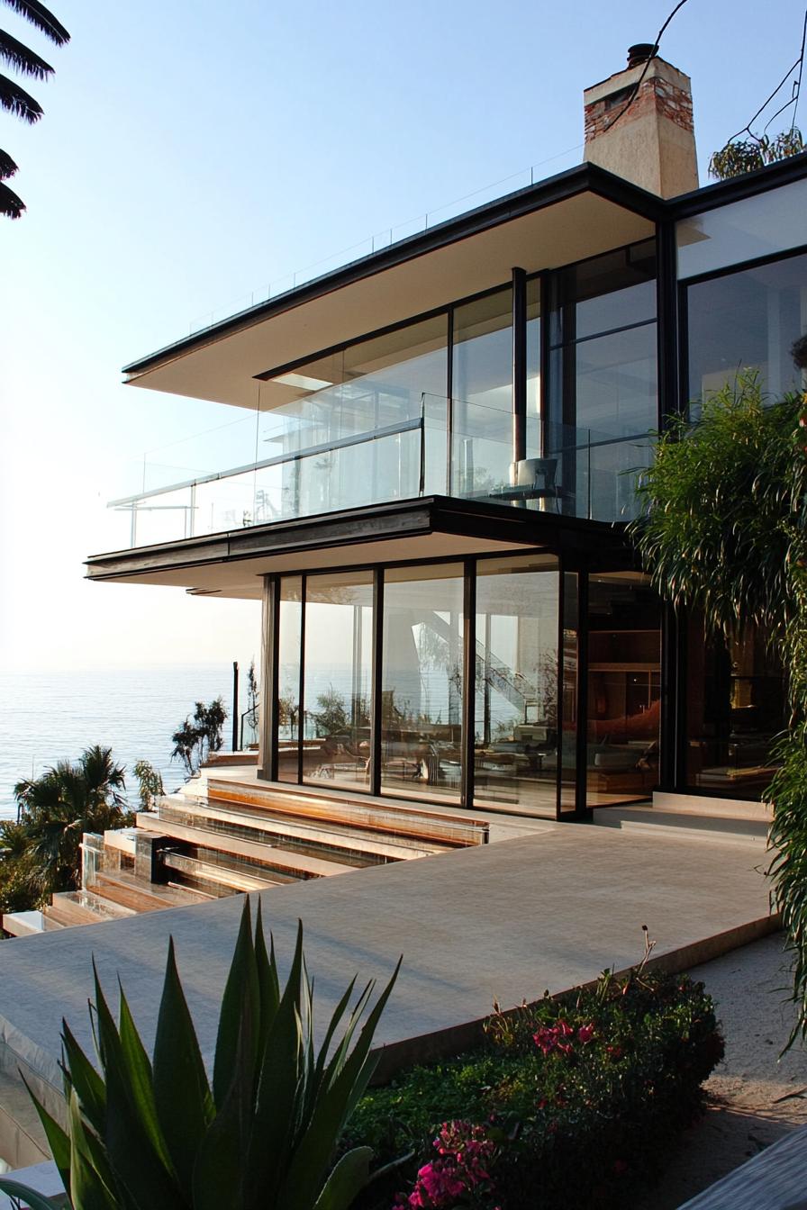 modern Genoese seafront house 1