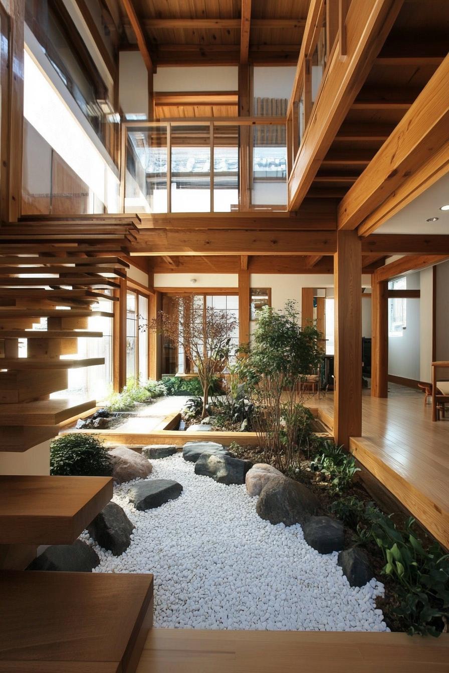 modern Korean home indoor courtyard atrium 3