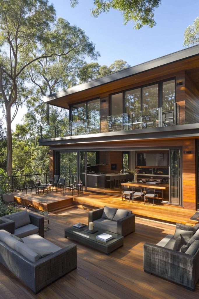 40 Stylish Modern Houses with Wrap Around Porch