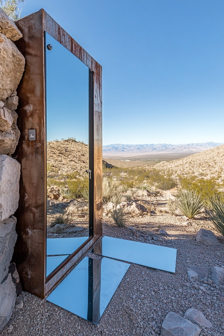 shipping container desert cabin 2