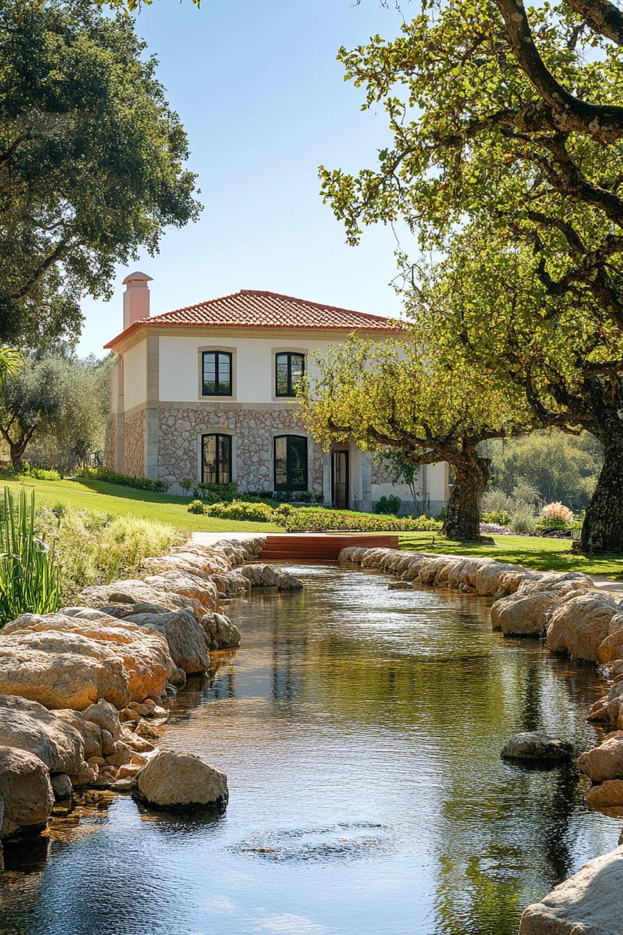 luxury modern Portuguese estate with orchard 1