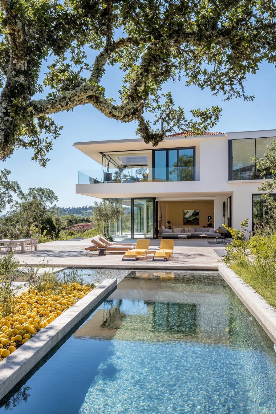 luxury modern Portuguese estate with orchard 2