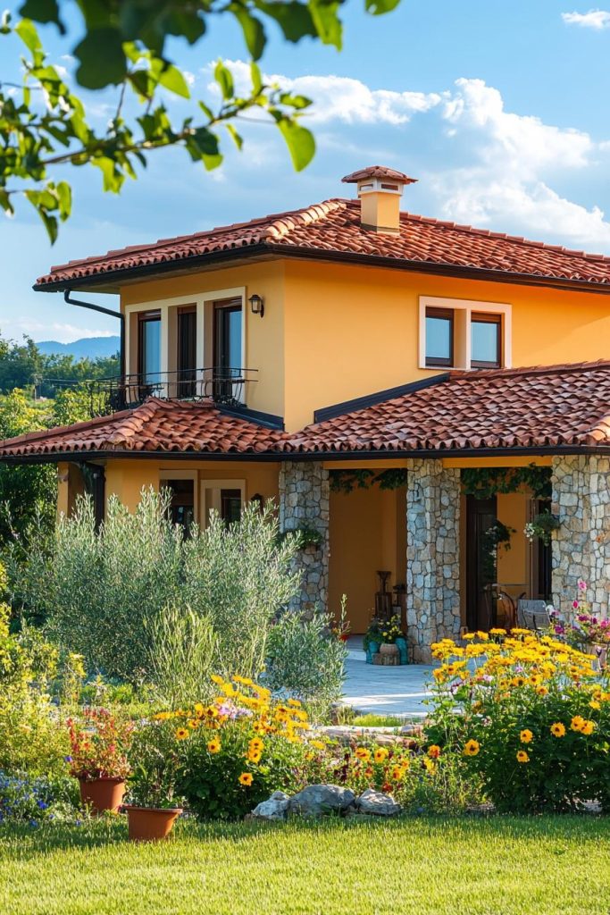 Small Modern Mediterranean House