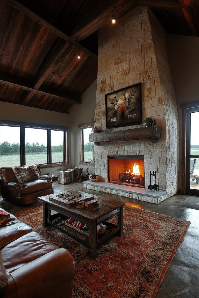 38 Charming Barndominium Interior