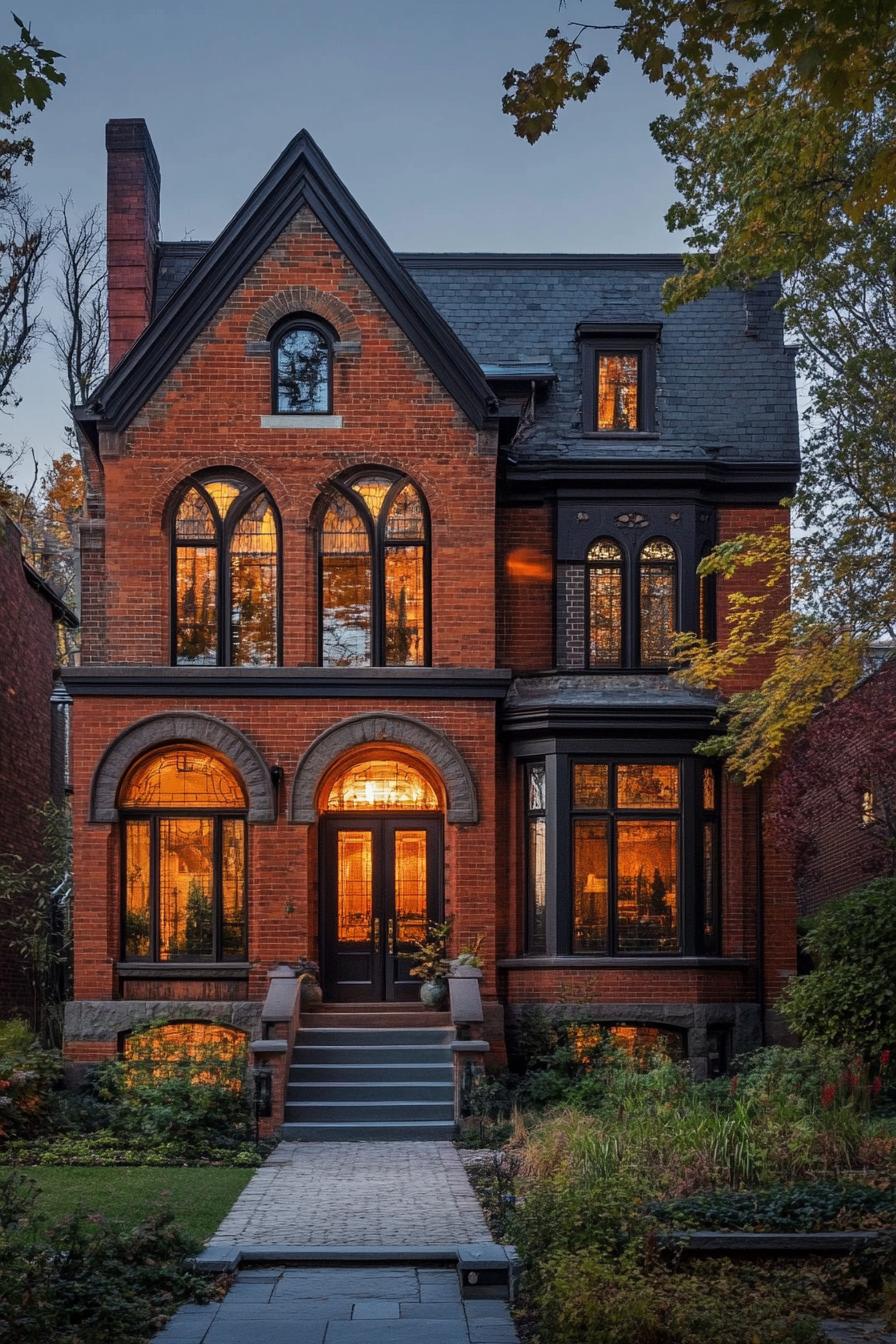 revived brick house with arches 2