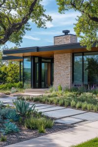 Retro Ranch Modern Gradiant Color 40 Modern Ranch Houses You’ll Love