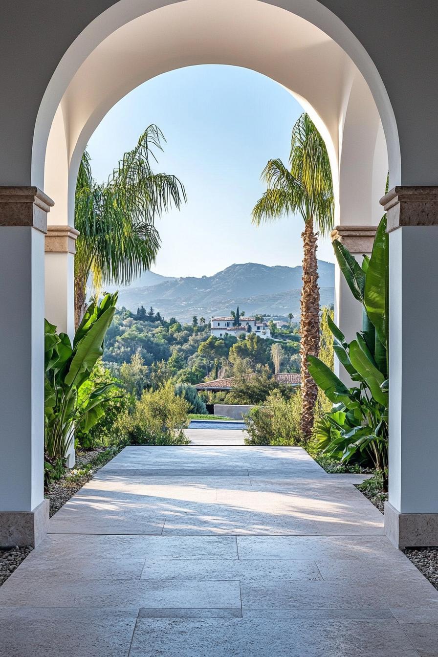 new mediterranean house with arches in stunning mediterranean landscape 1