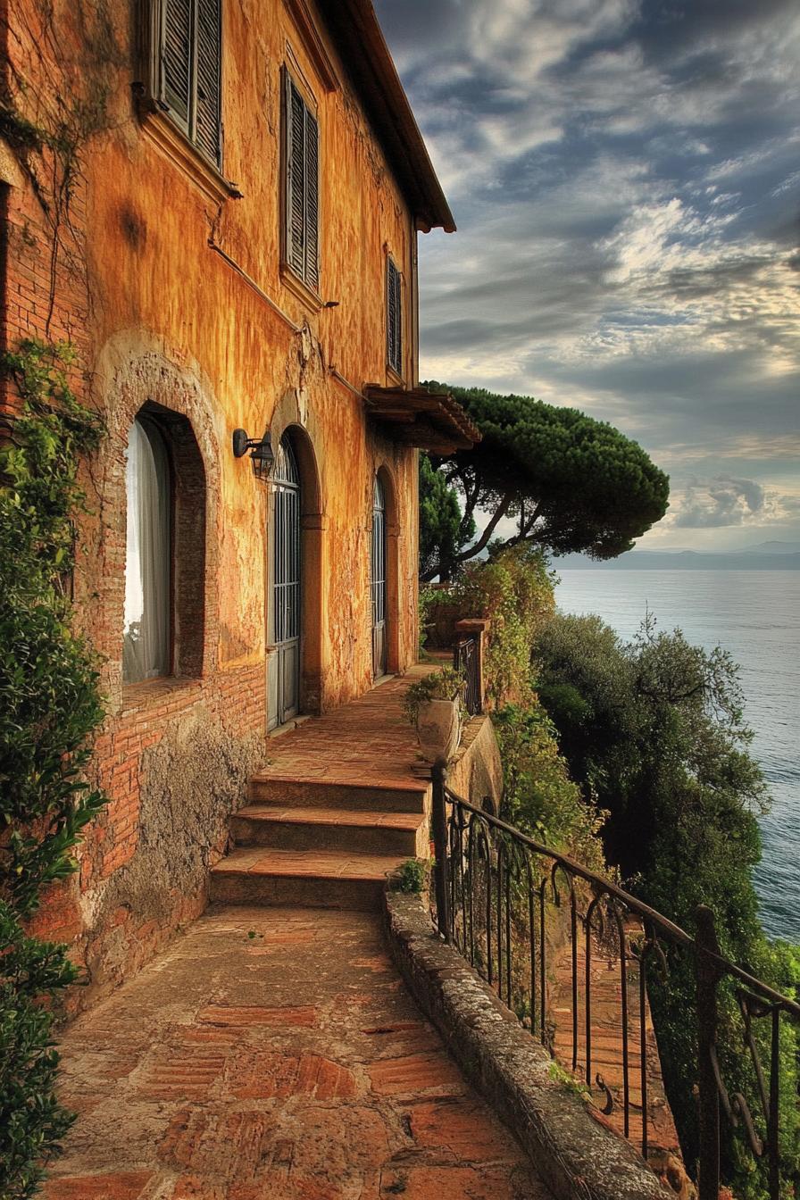 tuscan seaside house