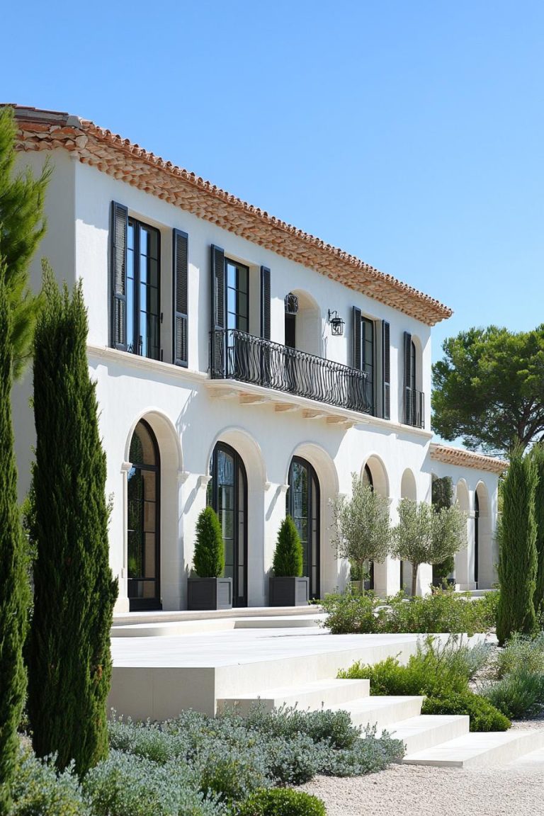 40 Charming French Mediterranean Homes You’ll Love