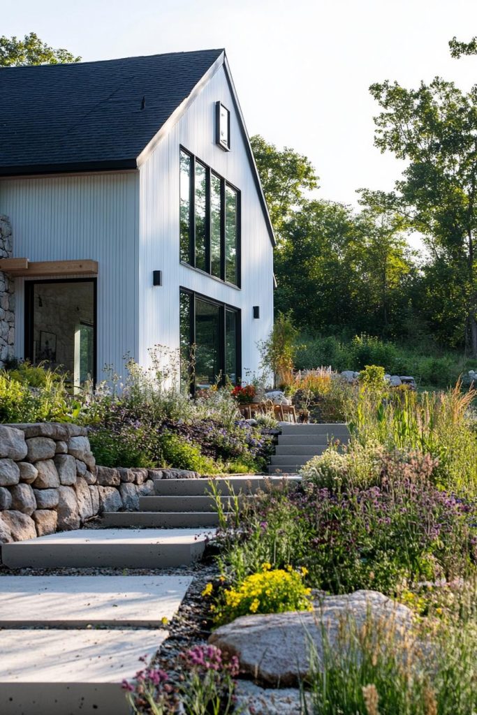 Beautiful view of Zero Carbon Footprint Farmhouse Decor