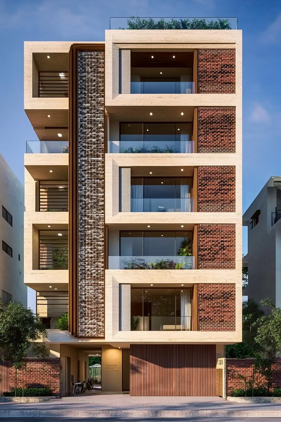 modern residential building facade architecture 1