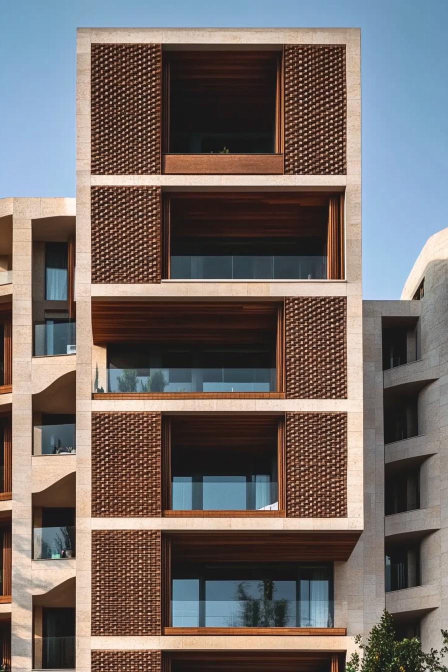 modern residential building facade architecture